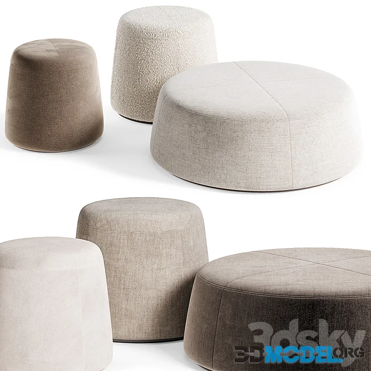 Pouf Bonbon Modern By Como
