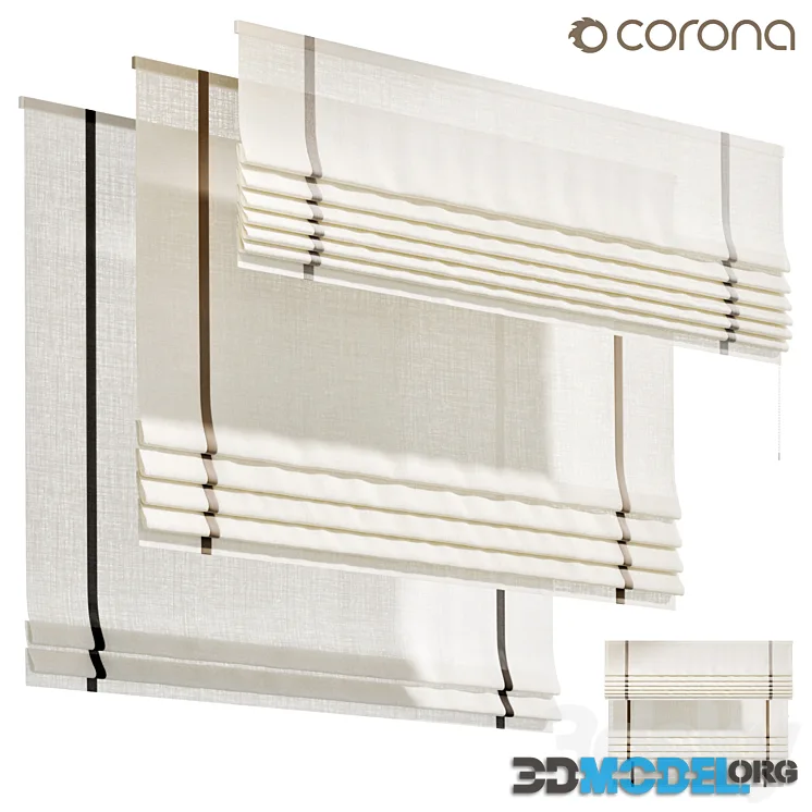 Roman curtains 06, Roman blinds