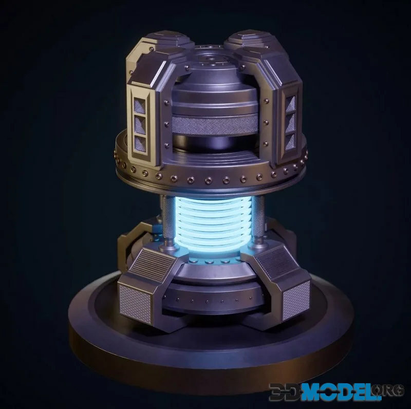Sci-Fi Energy Core Generator (PBR)