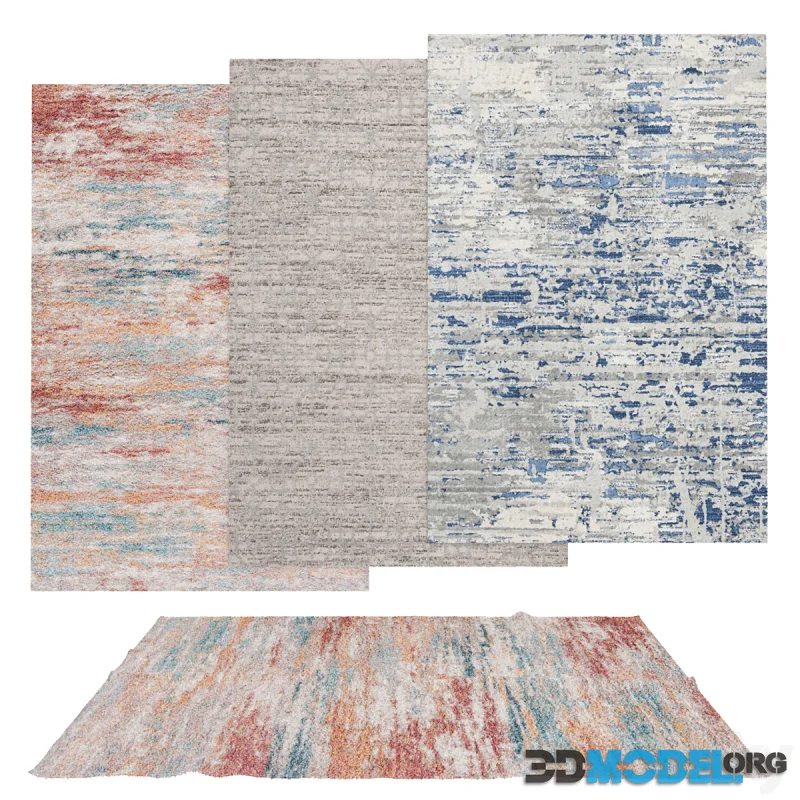 Set of 6 carpets