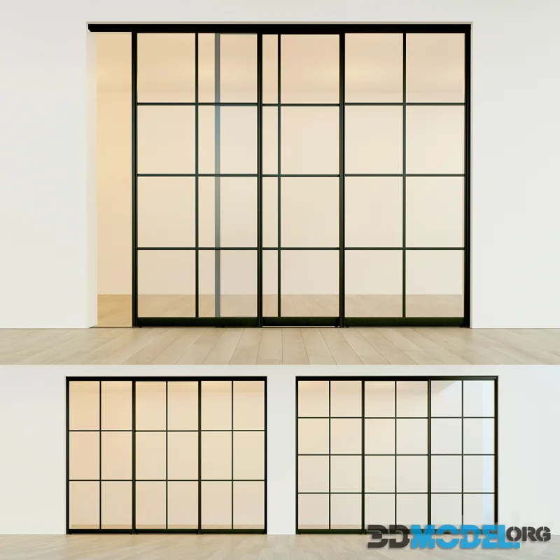 Sliding partition door 15