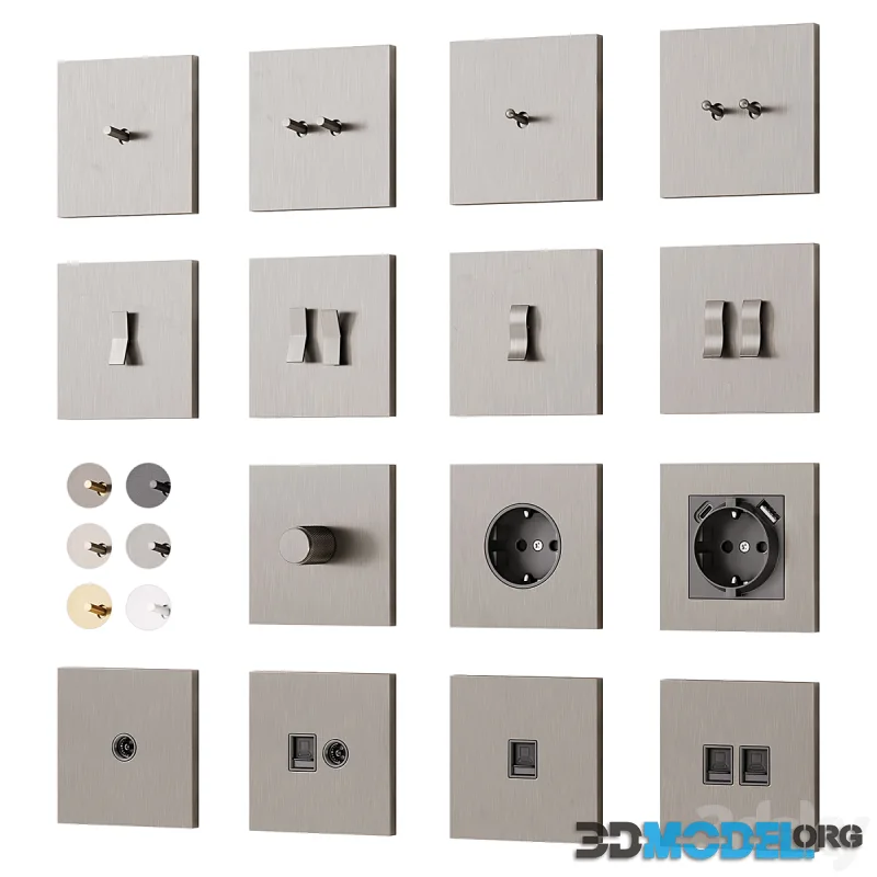 Sockets and switches Donel series N96