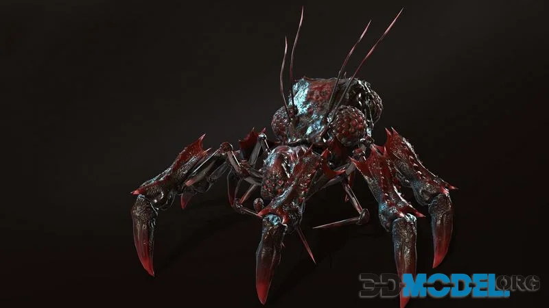 SpiderBug1 spider low-poly (PBR)