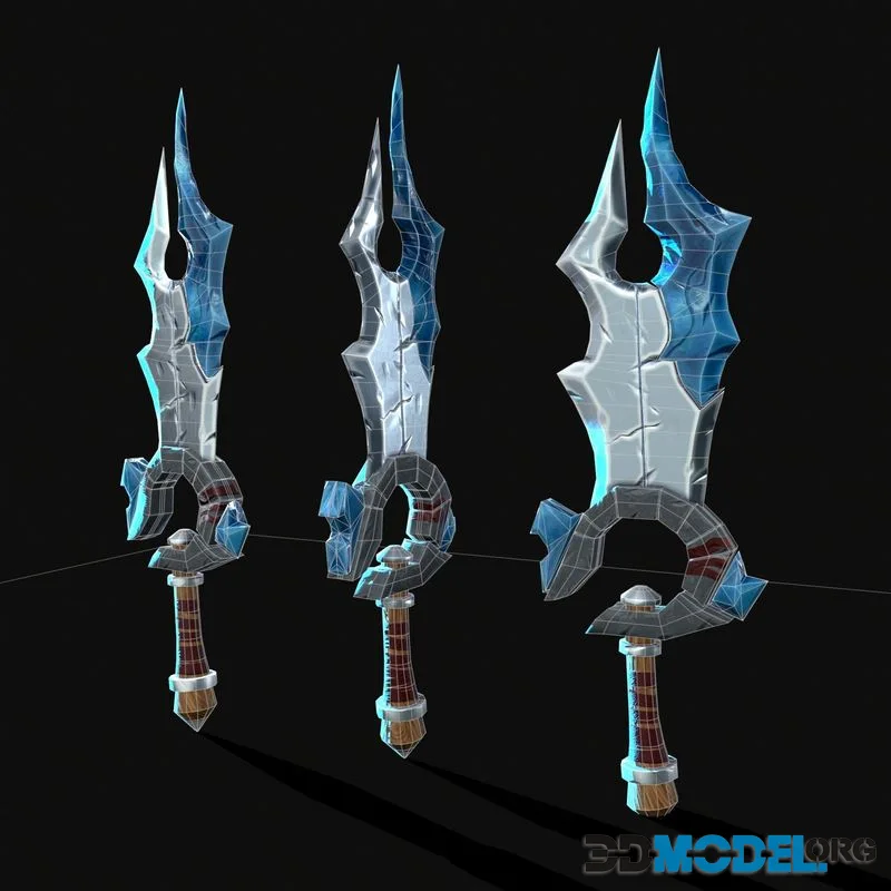 Stylized Sword low-poly (PBR)