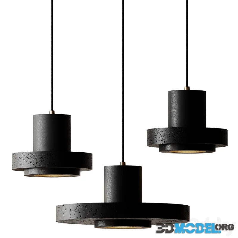 Terrazzo Flat Round Ceiling Lighting