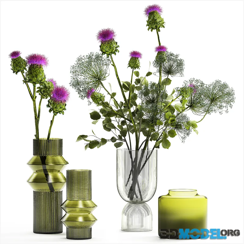 The collection is a decorative set of bouquets Set 290