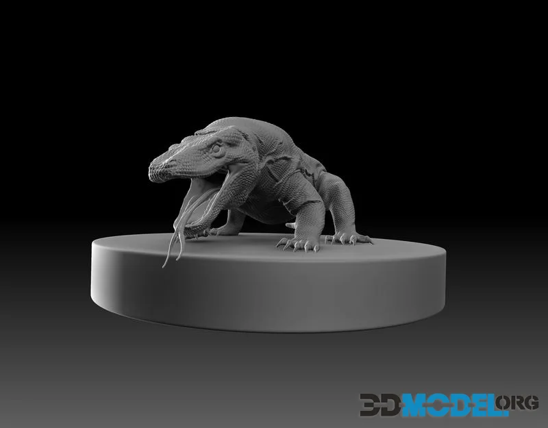The Komodo dragon (PBR)