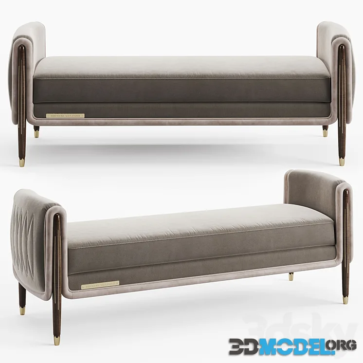 Theodore Alexander Grace end of bed Bench