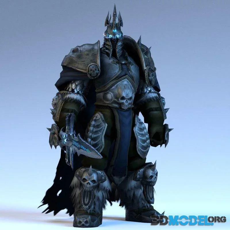 Warcraft Lichking Animated and Rigged (PBR)