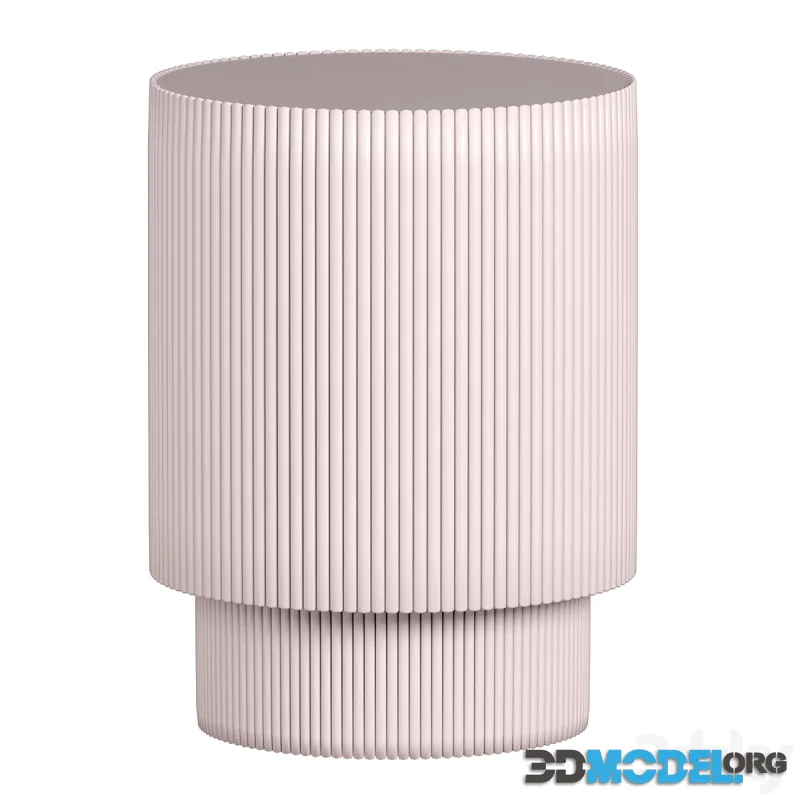 West elm fluted side table