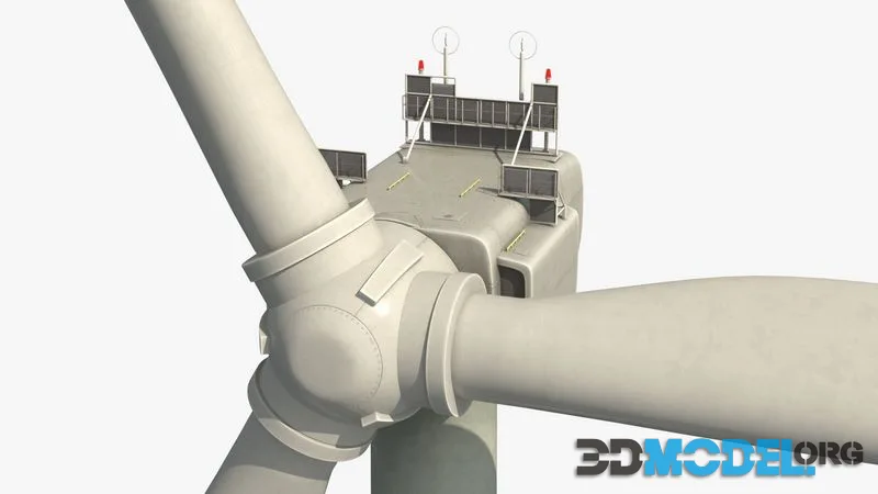 Wind Generator low-poly (PBR)