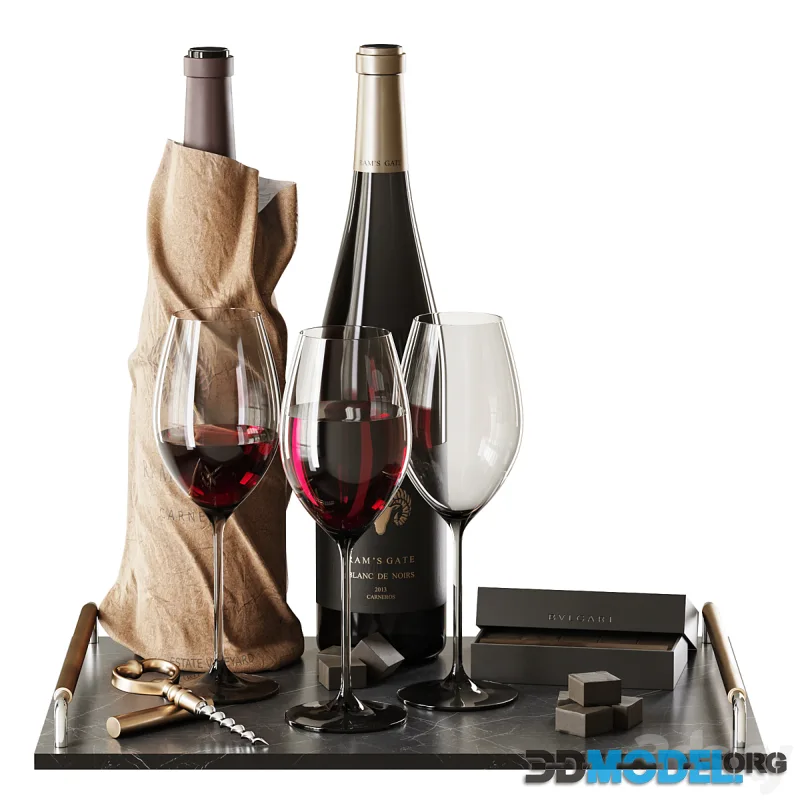 Wine with chocolate set 1
