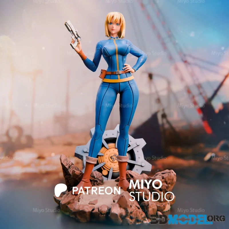 Miyo Studio - Vault Girl - Fallout – Printable