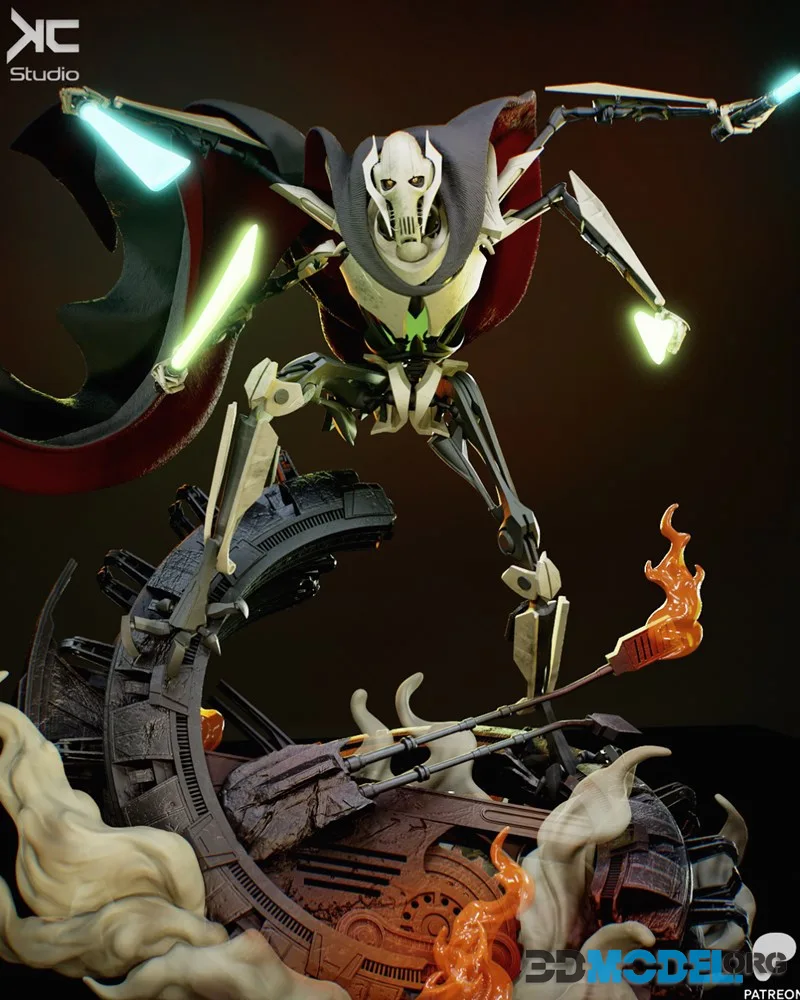KcStudio - General Grievous - Star Wars Fanart – Printable
