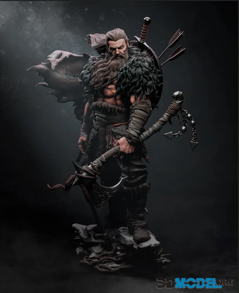 CA 3D Studios - North Warrior – Printable