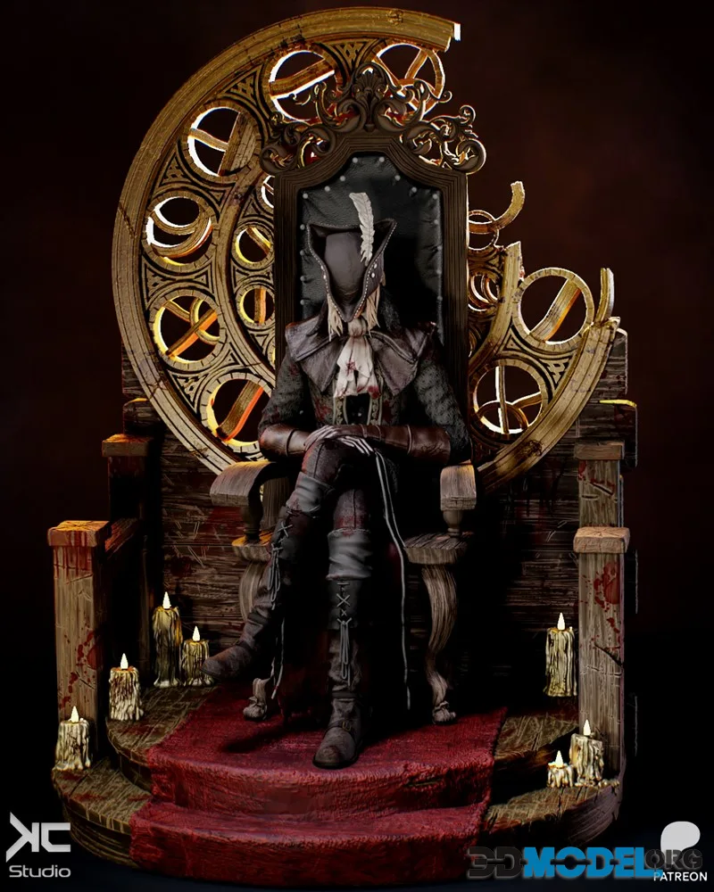 KcStudio - Lady Maria - Bloodborne Fanart – Printable