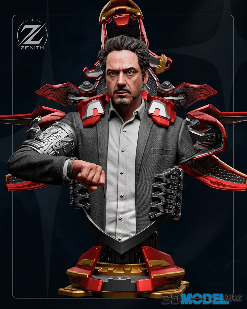 Zenith Studios - Tony Stark Bust – Printable