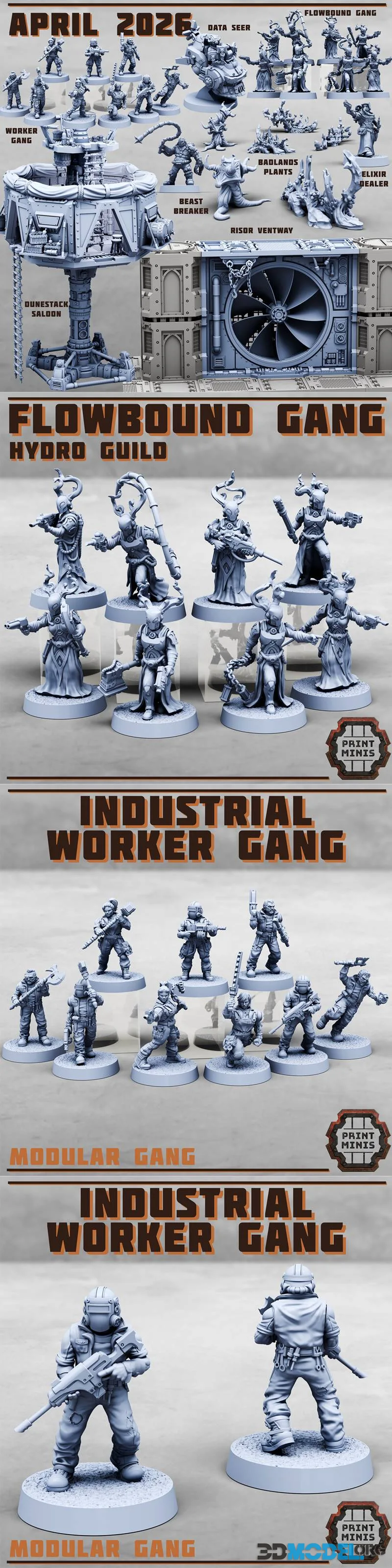 Print Minis April 2026 – Printable