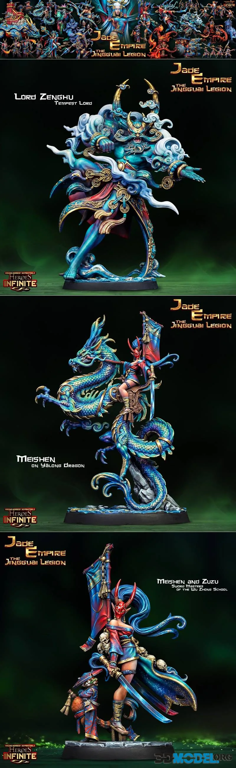 Heroes Infinite - Jade Empire - The Jingguai Legion May 2026 – Printable