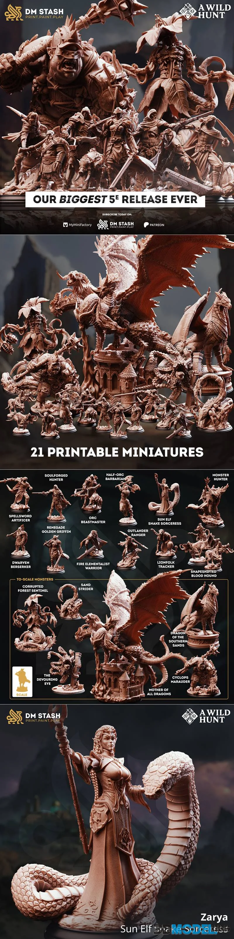 DM Stash - A Wild Hunt November 2025 – Printable