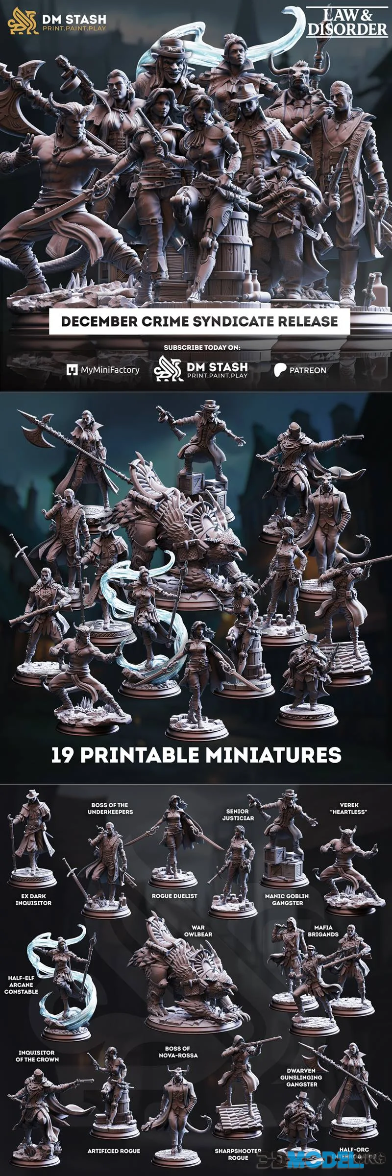 DM Stash - Law & Disorder December 2025 – Printable