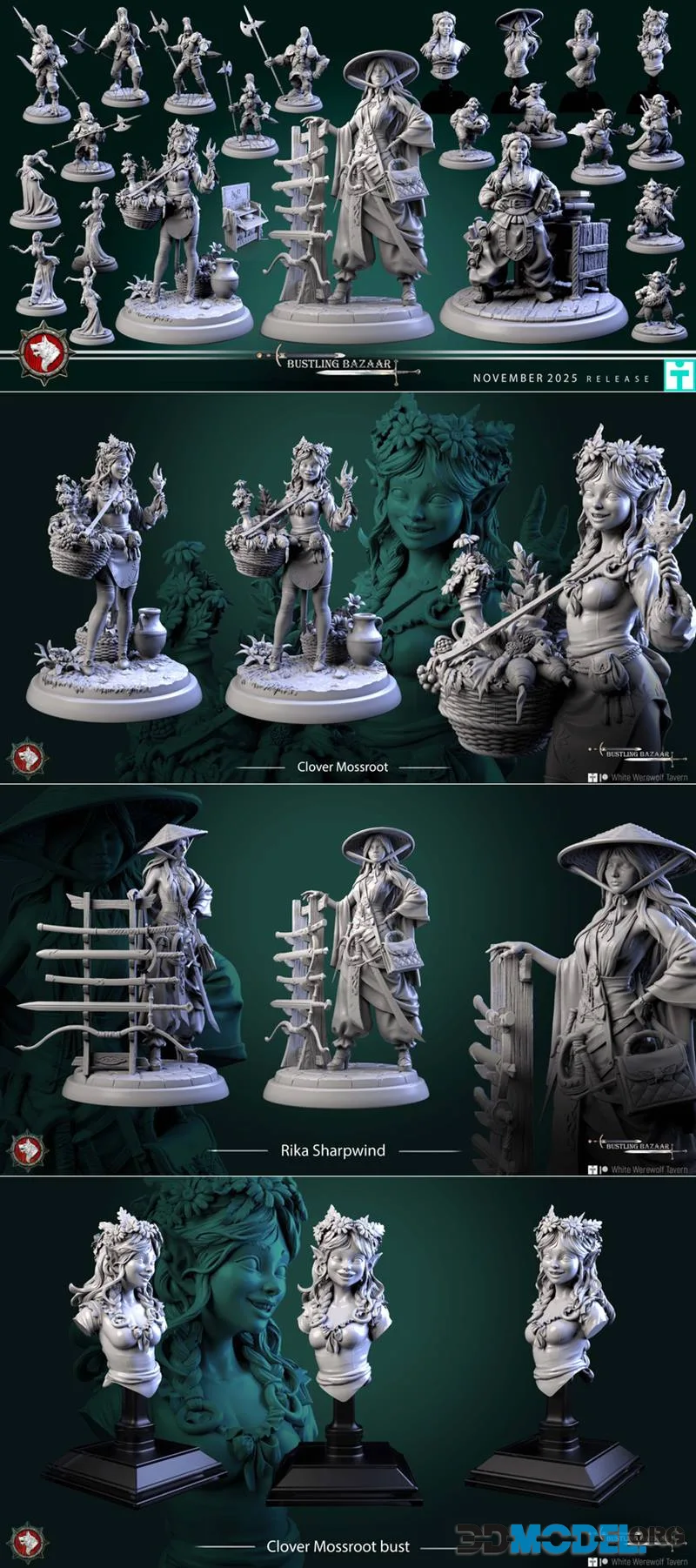 White Werewolf Tavern - Bustling Bazaar November 2025 – Printable