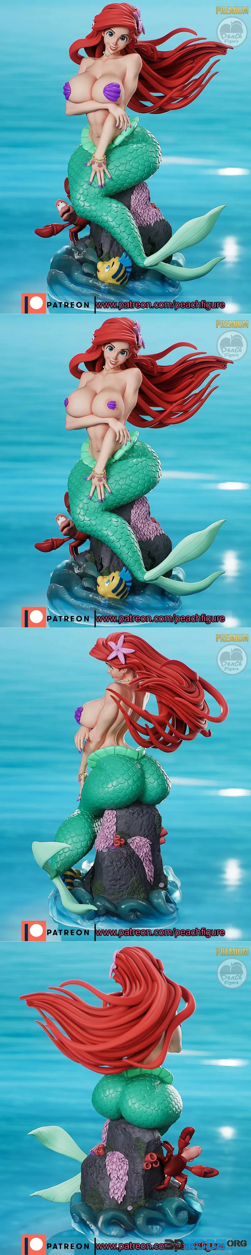 Peach Figure - Ariel – Printable