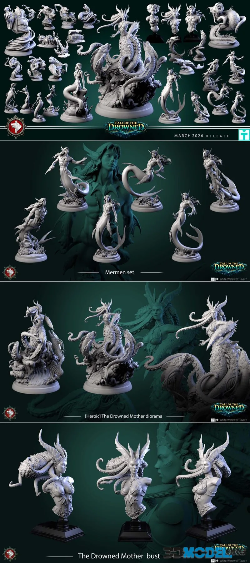 White Werewolf Tavern - The Call of the Drowned March 2026 – Printable