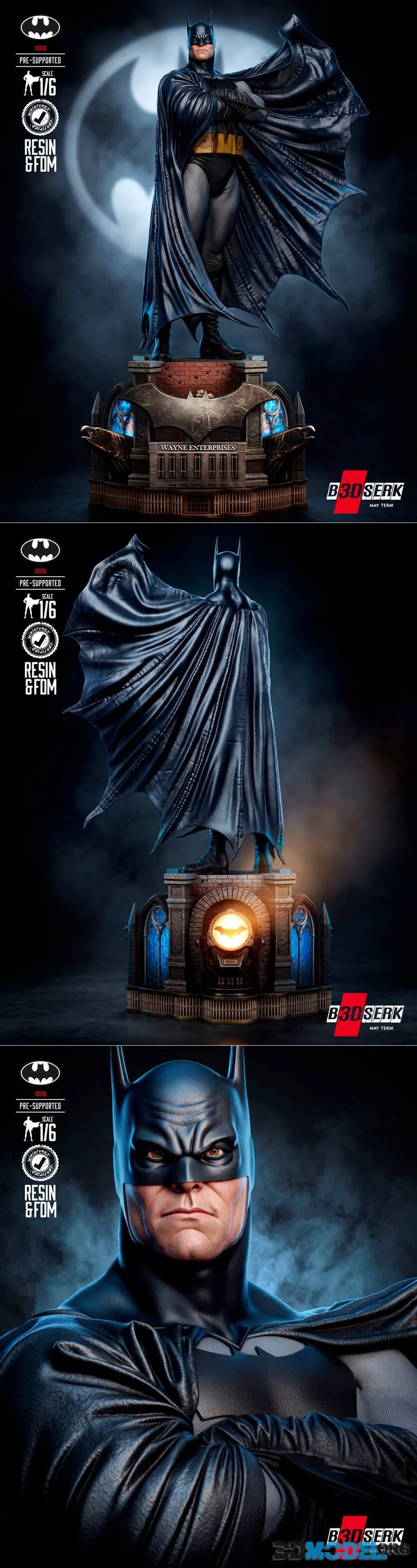 B3DSERK - Batman Kingdom Come Sculpture – Printable