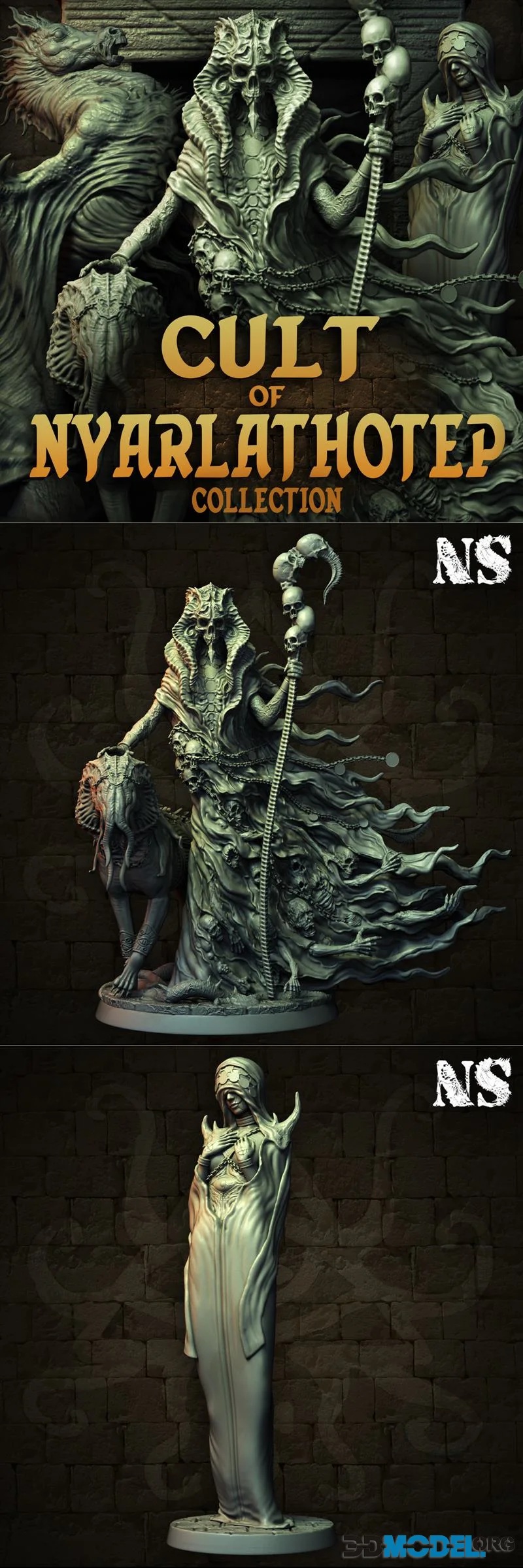 NS Miniatures - Cult of Nyarlathotep June 2025 – Printable