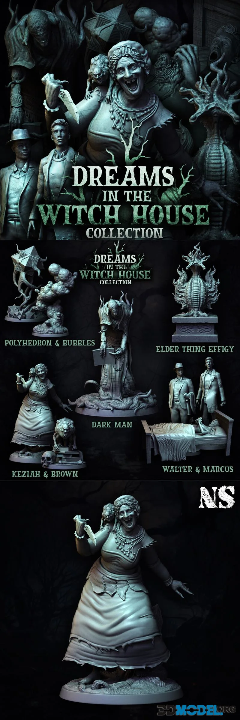 NS Miniatures - Dreams in the Witch House February 2026 – Printable