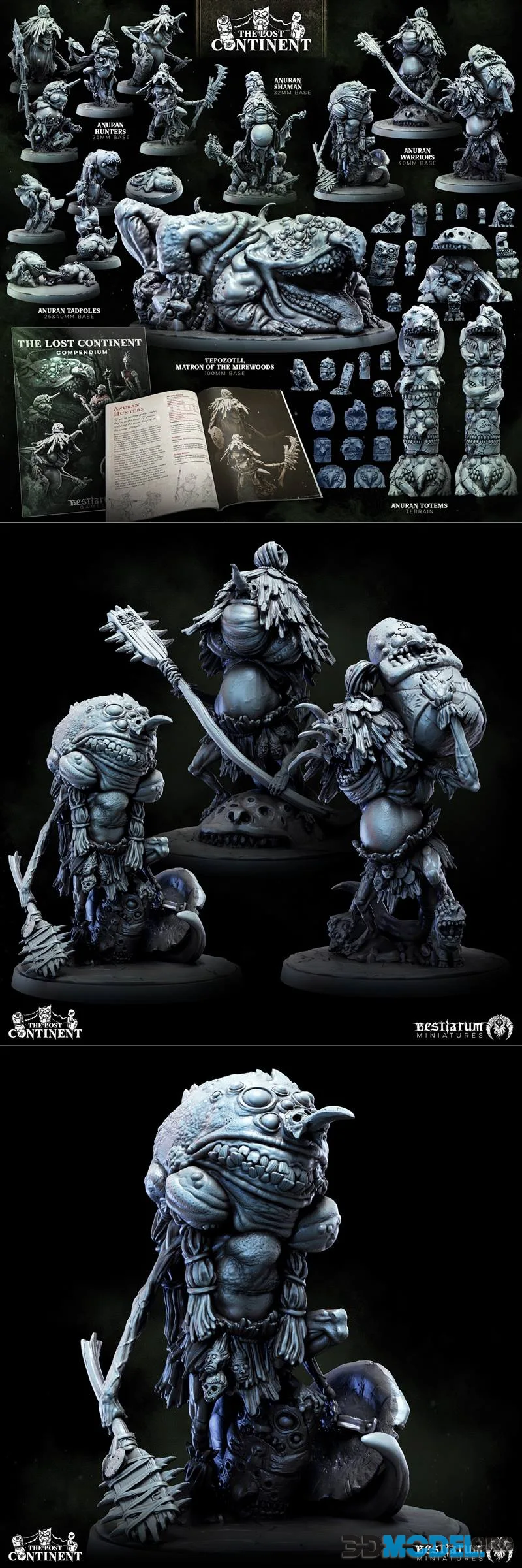 Bestiarum Miniatures - Brood of the Toadmother April 2026 – Printable