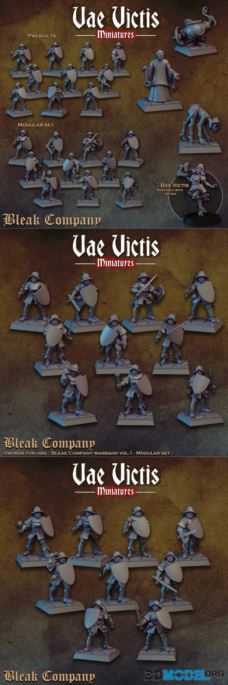 Vae Victis Miniatures - Bleak Company May 2026 – Printable