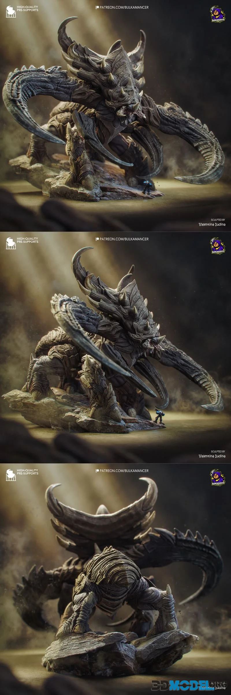 Bulkamancer Sculpts - Ultralisk – Printable