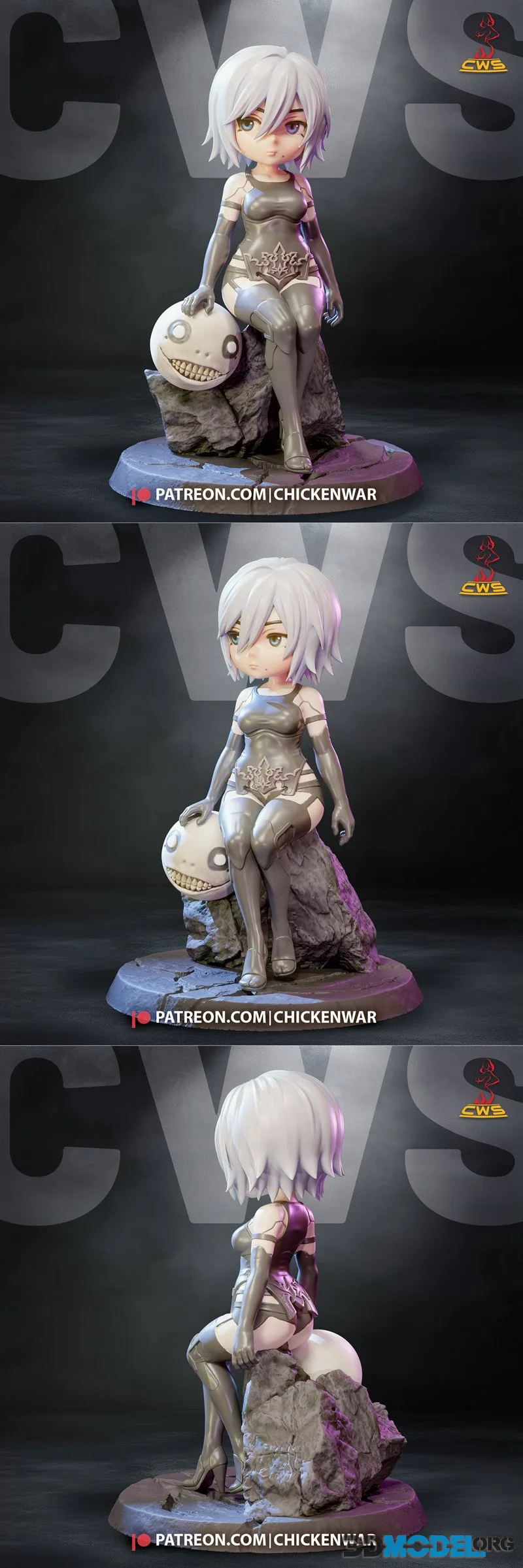 CW Studio - A2 - NieR Automata Chibi – Printable