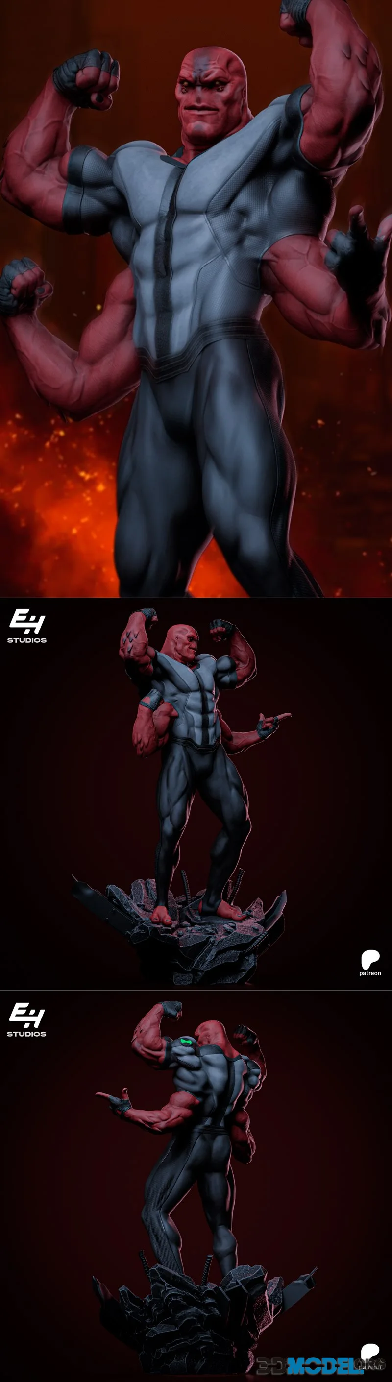 EH Studios - Four Arms – Printable