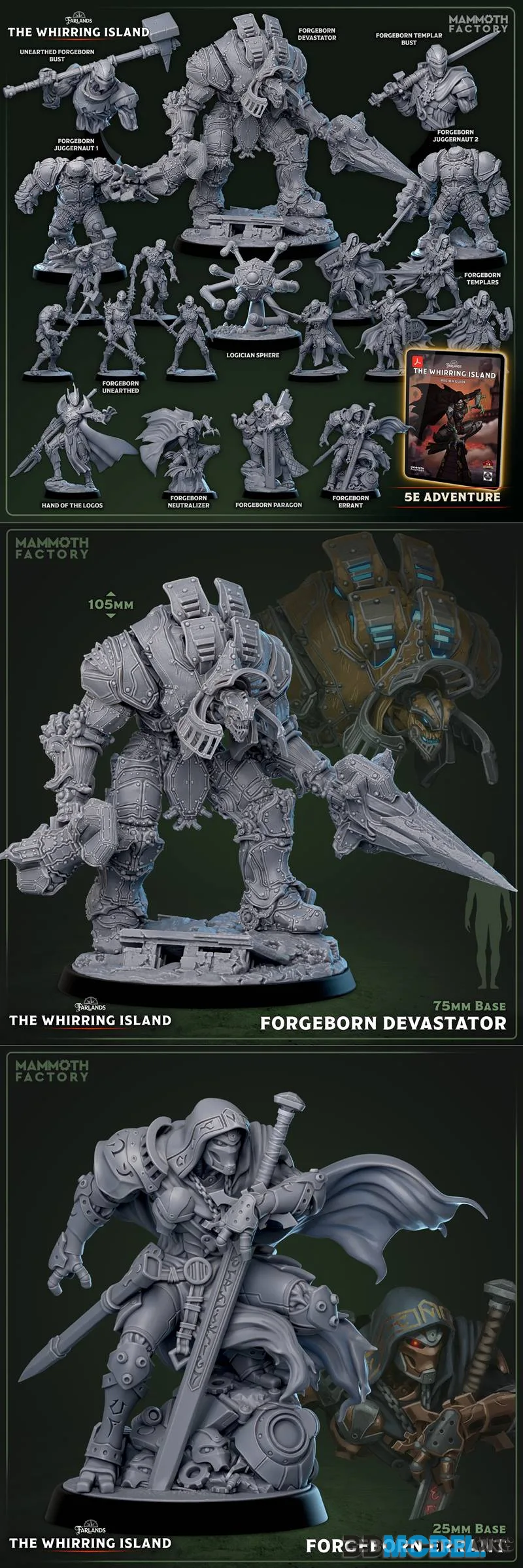 Mammoth Factory - Farlands - The Whirring Island January 2026 – Printable