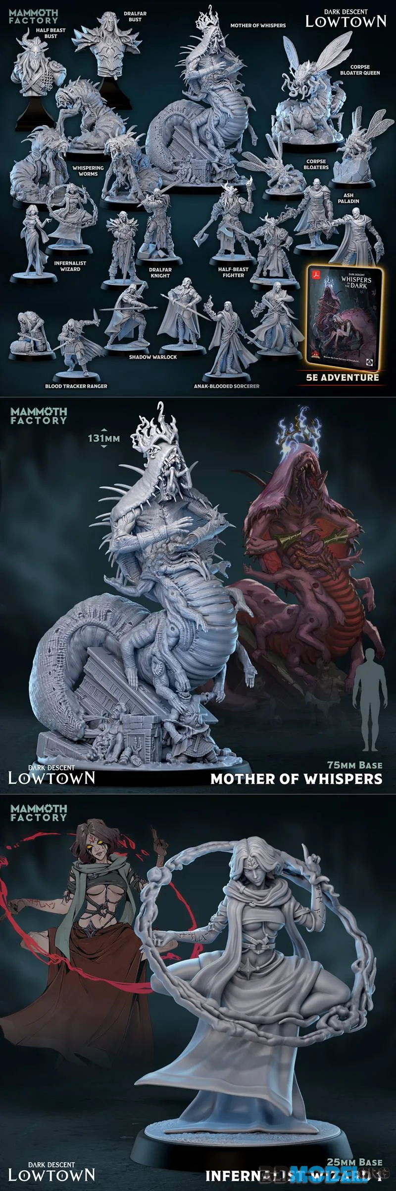 Mammoth Factory - Dark Descent - Lowtown April 2026 – Printable