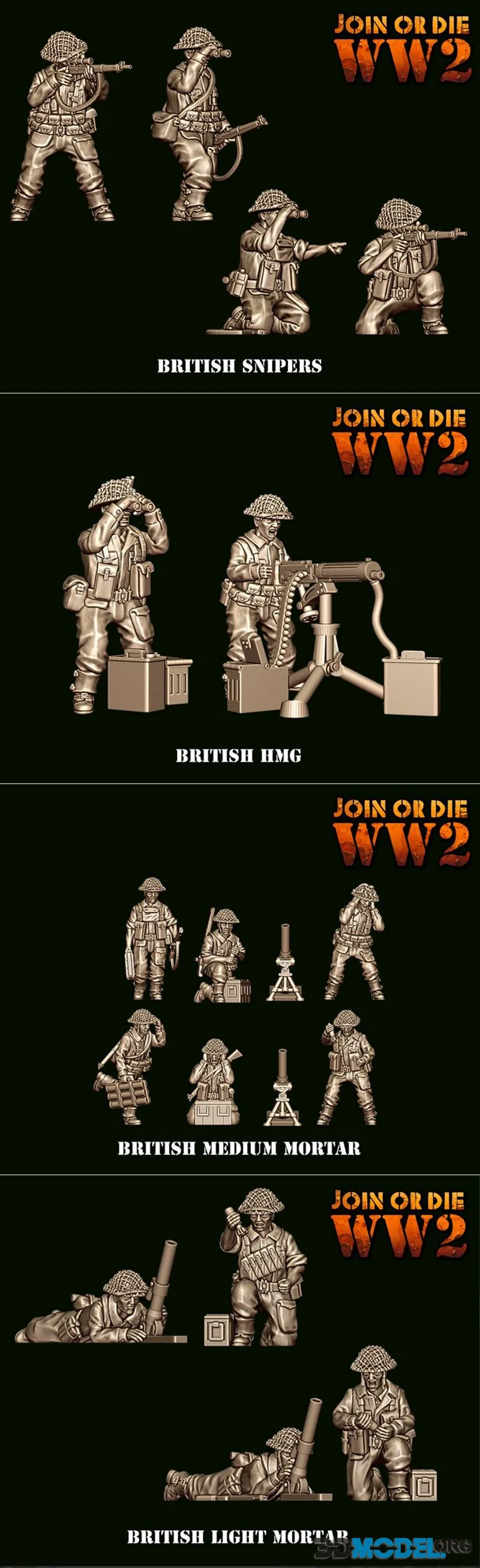 WW2 - Join Or Die April 2026 – Printable