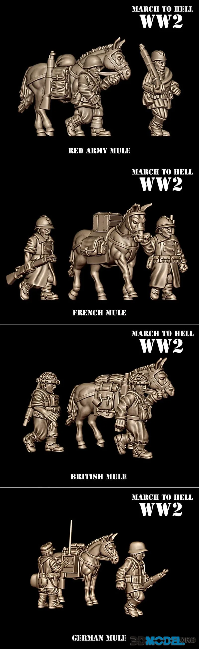 WW2 - March to Hell April 2026 – Printable