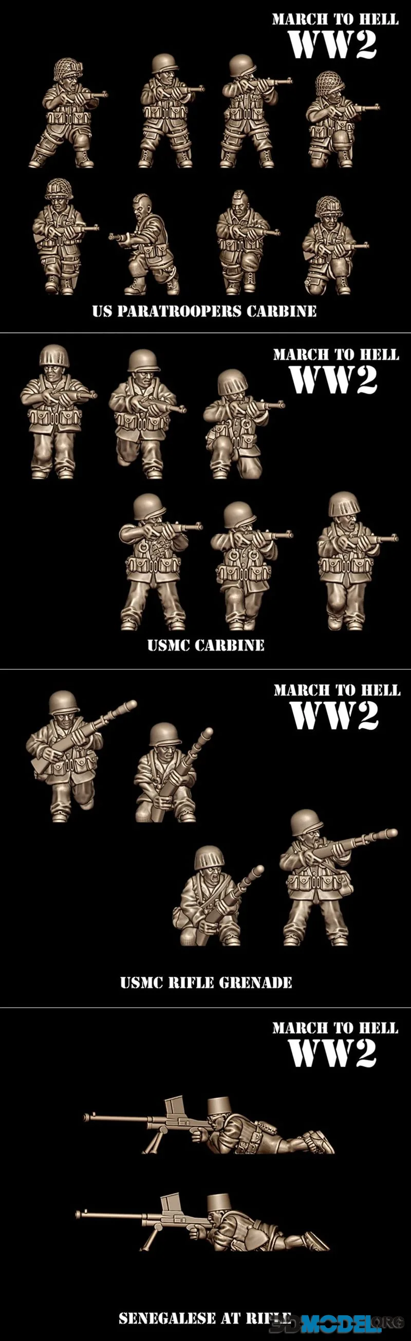 WW2 - March to Hell March 2026 – Printable
