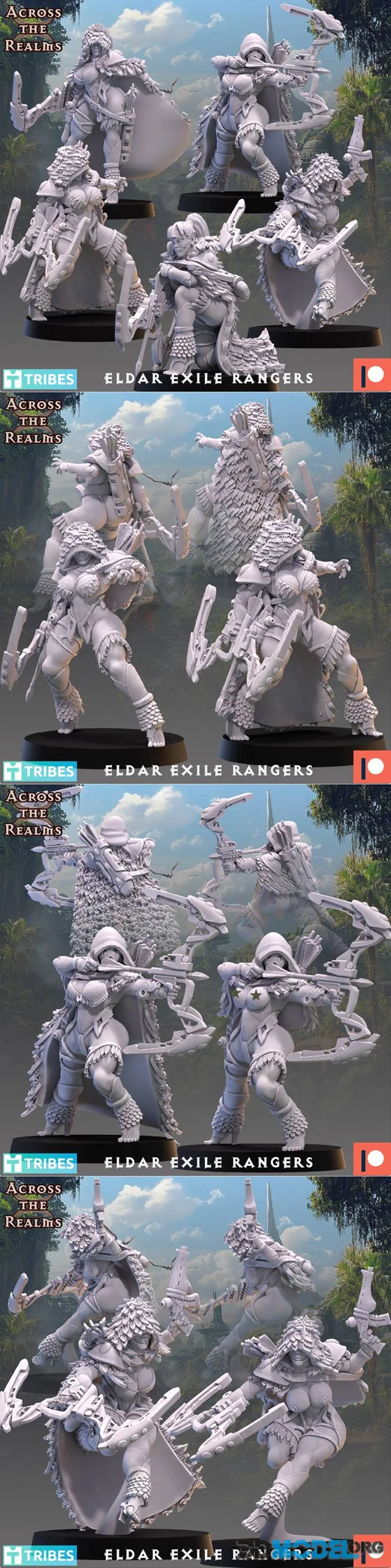Across the Realms - Exile Rangers – Printable