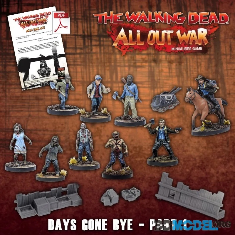 The Walking Dead AOW - Days Gone Bye Part 1 March 2026 – Printable