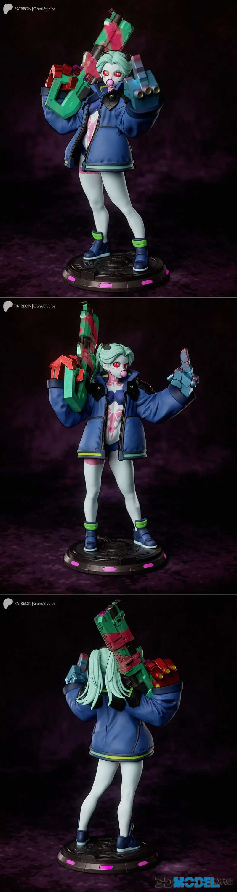 Gatsu Studios - Rebecca (Cyberpunk Edgerunners) – Printable