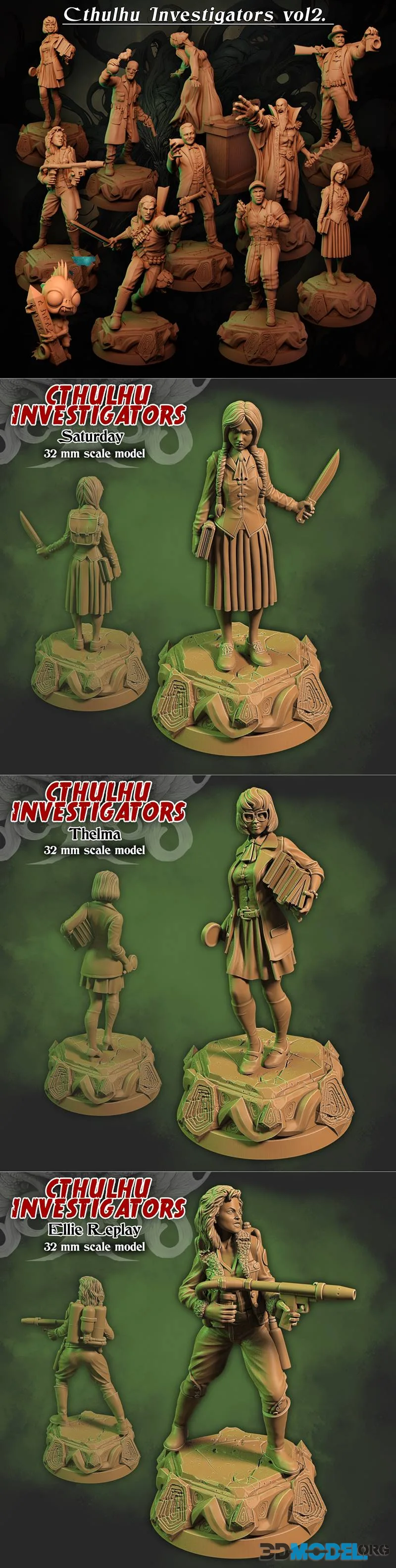 Sculptorium of Madness - Cthulhu Investigators vol2 – Printable