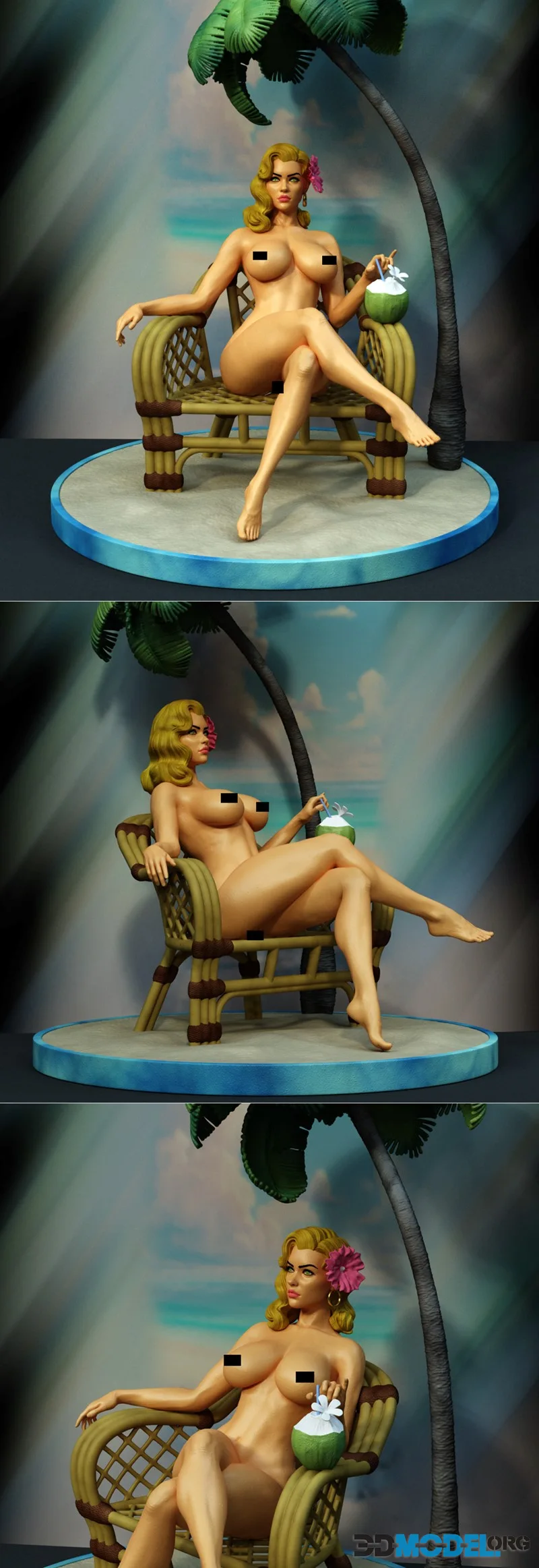 Exclusive - Hawaii Pin Up – Printable