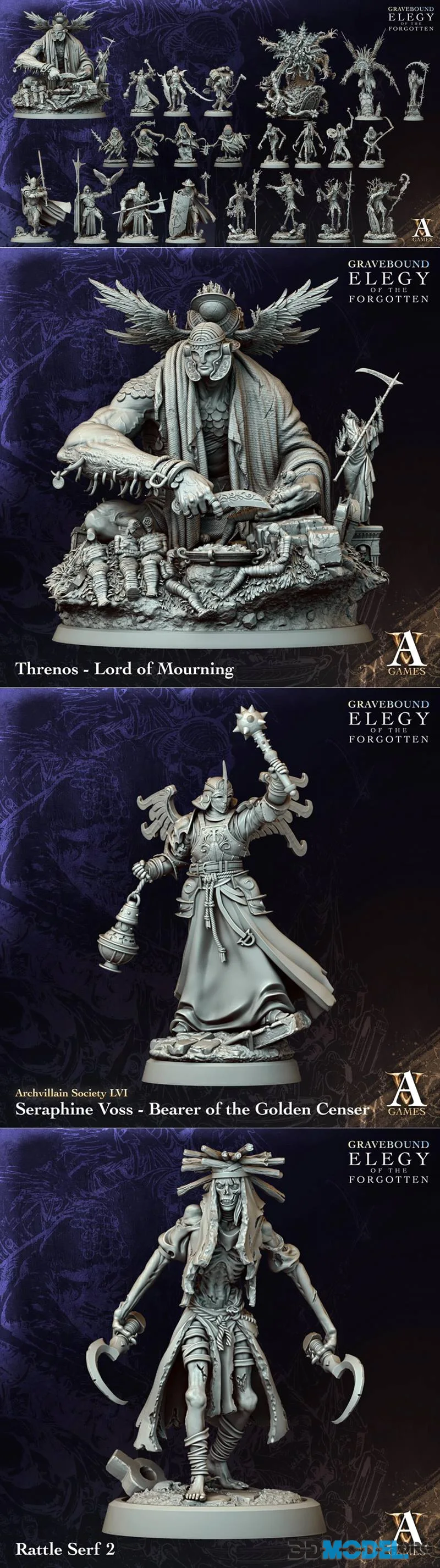 Archvillain Games - Gravebound - Elegy of the Forgotten February 2026 – Printable
