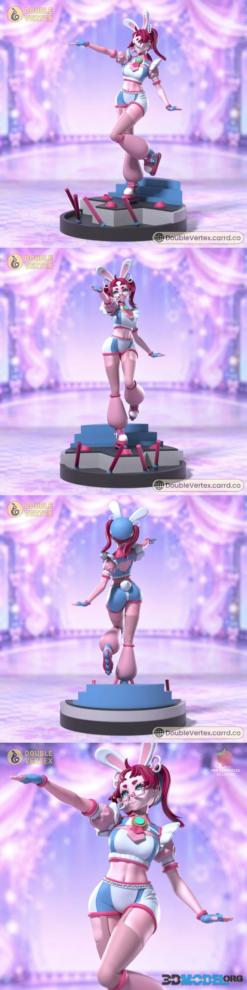 Double Vertex - Mai Pupuna Vtuber Figure – Printable