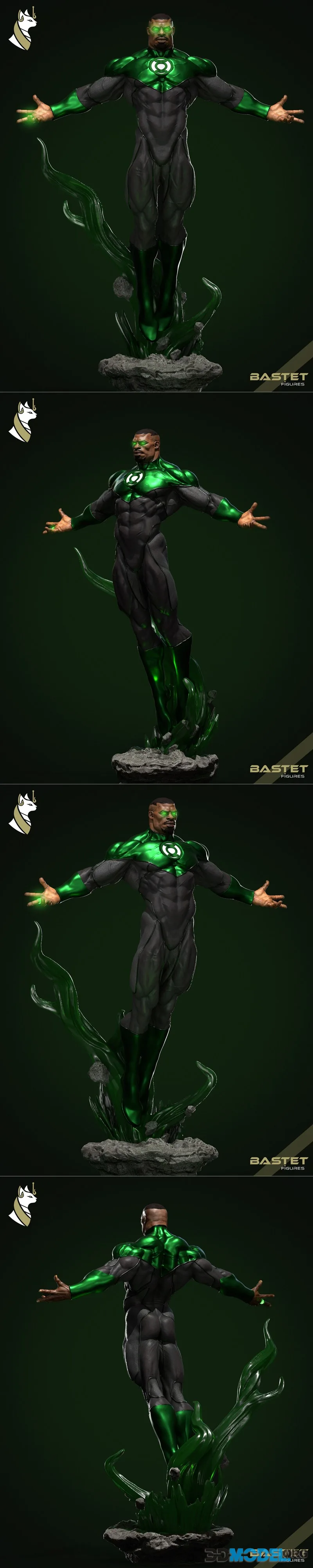 Bastet Figures - Green Lantern – Printable