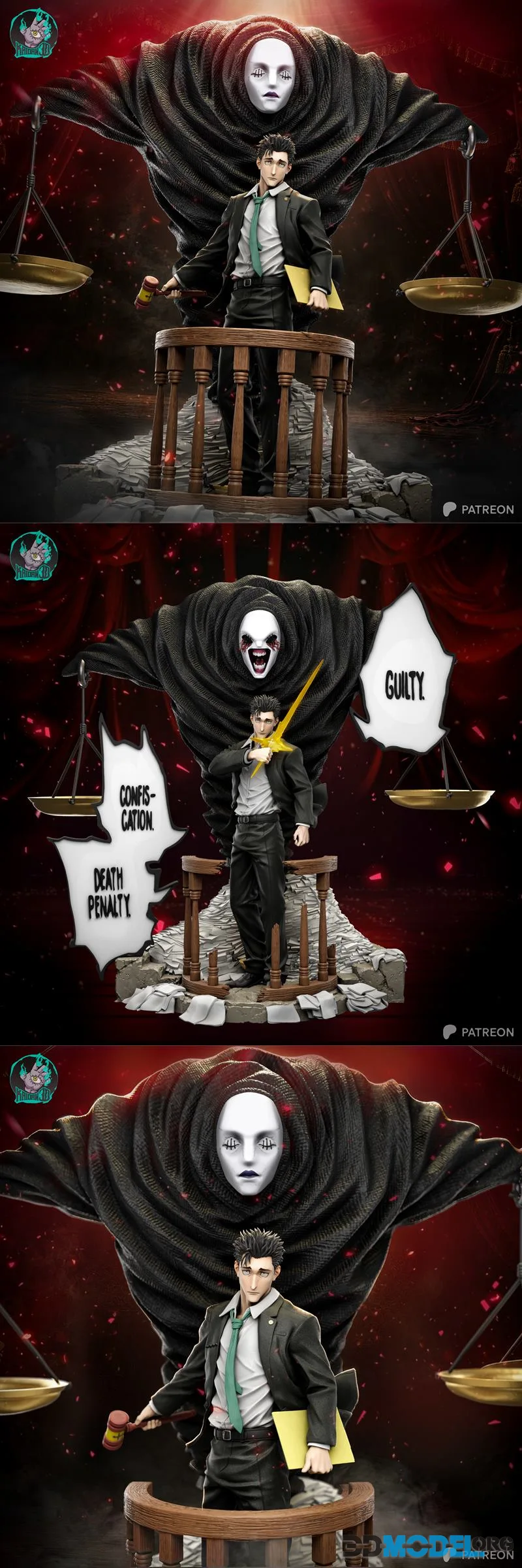 Kaidan3D - Higuruma – Printable